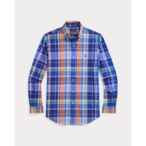 폴로 랄프로렌 Classic Fit Plaid Stretch Poplin Shirt