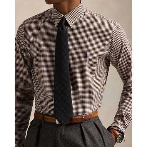 폴로 랄프로렌 Classic Fit Gingham Stretch Poplin Shirt - All Fits