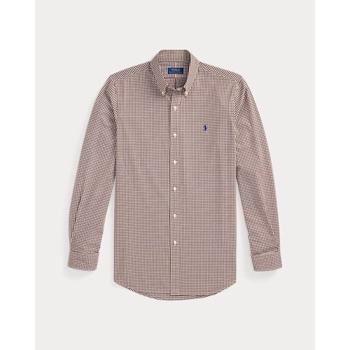 폴로 랄프로렌 Classic Fit Gingham Stretch Poplin Shirt - All Fits