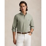 Classic Fit Gingham Stretch Poplin Shirt - All Fits