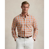 Classic Fit Plaid Stretch Poplin Shirt