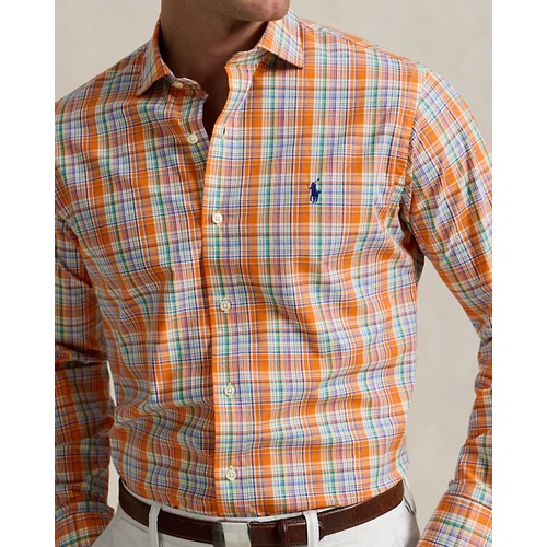 폴로 랄프로렌 Classic Fit Plaid Stretch Poplin Shirt