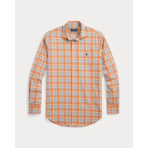 폴로 랄프로렌 Classic Fit Plaid Stretch Poplin Shirt