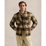 Plaid Fleece Shirt Jacket