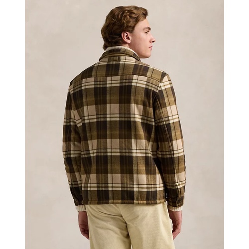 폴로 랄프로렌 Plaid Fleece Shirt Jacket