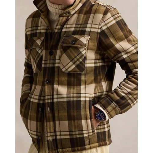 폴로 랄프로렌 Plaid Fleece Shirt Jacket