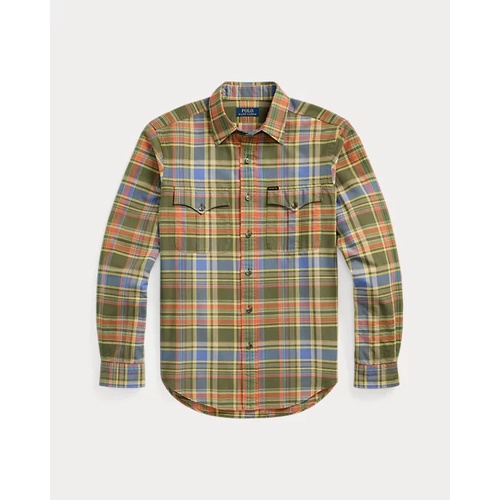 폴로 랄프로렌 Classic Fit Plaid Oxford Workshirt