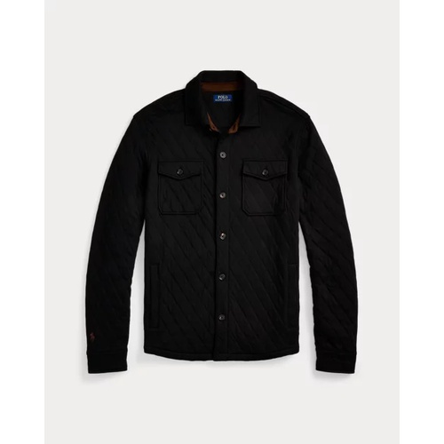 폴로 랄프로렌 Quilted Double-Knit Jersey Overshirt