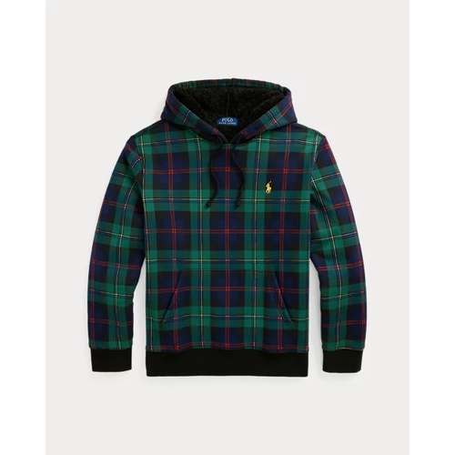 폴로 랄프로렌 Plaid Pile Fleece-Lined Hoodie