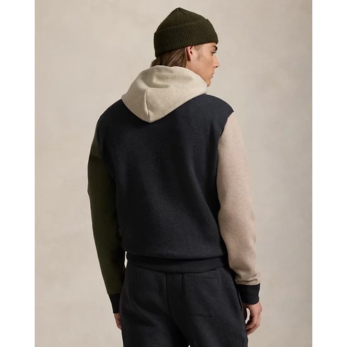 폴로 랄프로렌 Logo Color-Blocked Double-Knit Hoodie