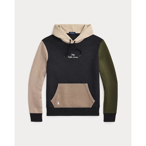 폴로 랄프로렌 Logo Color-Blocked Double-Knit Hoodie