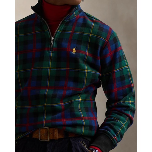 폴로 랄프로렌 Plaid-Print Fleece Sweatshirt