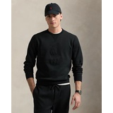 Leather-Pony Double-Knit Sweatshirt