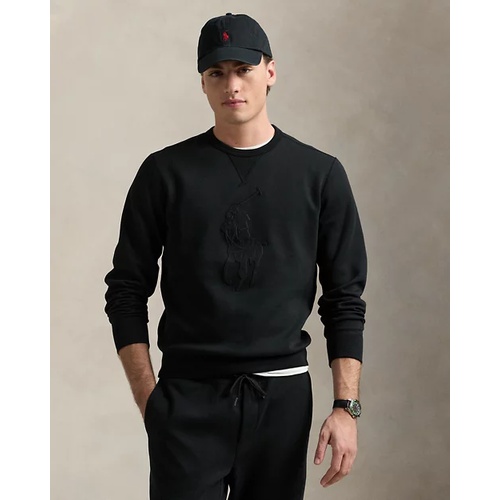 폴로 랄프로렌 Leather-Pony Double-Knit Sweatshirt