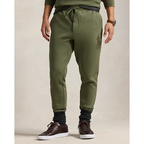 폴로 랄프로렌 Leather-Pony Double-Knit Jogger Pant