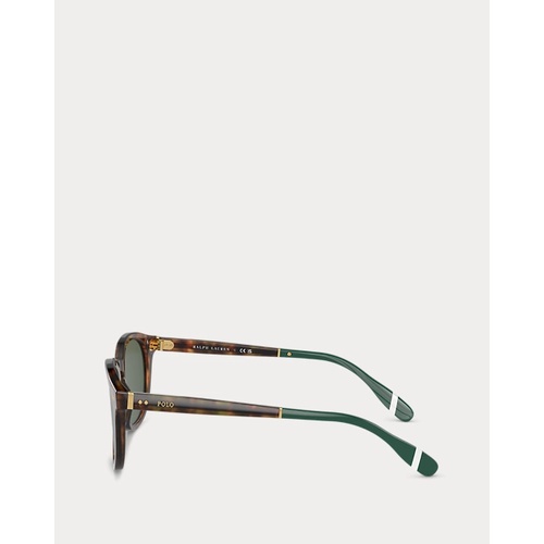 폴로 랄프로렌 Heritage Rowing Stripe Round Sunglasses