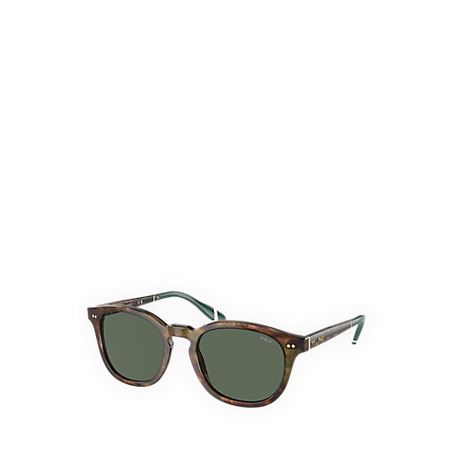 폴로 랄프로렌 Heritage Rowing Stripe Round Sunglasses