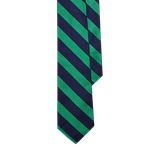 Striped Silk Repp Narrow Tie