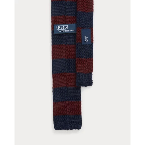 폴로 랄프로렌 Striped Knit Wool Tie