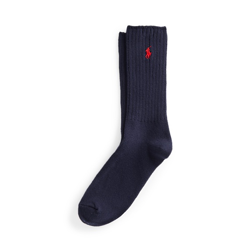 폴로 랄프로렌 Signature Pony Cotton-Blend Crew Socks