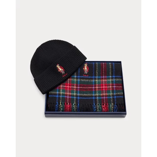 폴로 랄프로렌 Polo Bear Wool Beanie & Scarf Gift Set