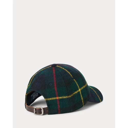 폴로 랄프로렌 Plaid Wool Twill Ball Cap