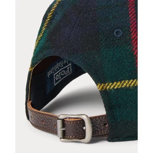 폴로 랄프로렌 Plaid Wool Twill Ball Cap