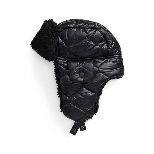 폴로 랄프로렌 Fleece-Lined Quilted Earflap Hat