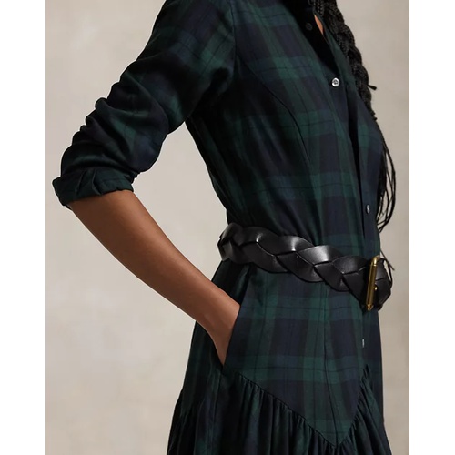 폴로 랄프로렌 Plaid A-Line Shirtdress