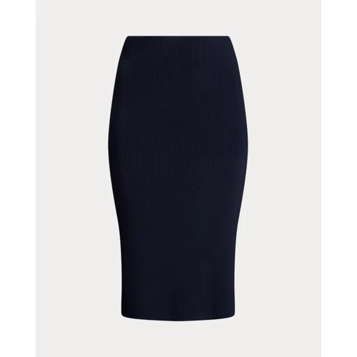 폴로 랄프로렌 Rib-Knit Pencil Midi Skirt