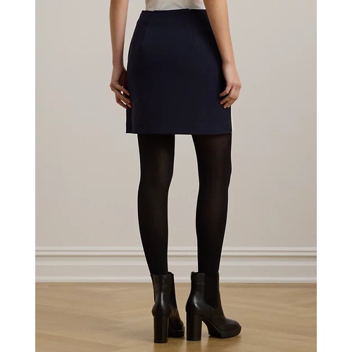 폴로 랄프로렌 Two-Tone Pencil Miniskirt