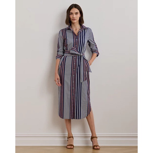 폴로 랄프로렌 Striped Cotton Broadcloth Shirtdress