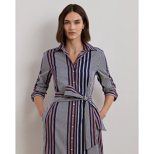 폴로 랄프로렌 Striped Cotton Broadcloth Shirtdress