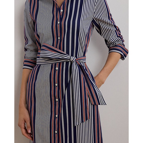 폴로 랄프로렌 Striped Cotton Broadcloth Shirtdress