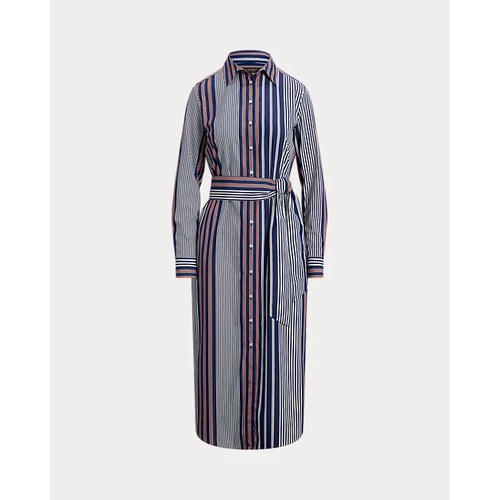 폴로 랄프로렌 Striped Cotton Broadcloth Shirtdress