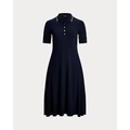 Cotton-Blend Polo Dress