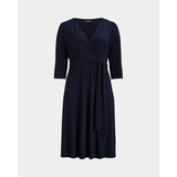 Surplice Jersey Dress