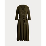 Surplice Jersey Dress