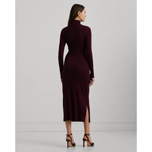 폴로 랄프로렌 Tie-Front Turtleneck Dress