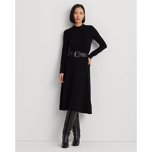 폴로 랄프로렌 Wool-Blend Long-Sleeve Sweater Dress