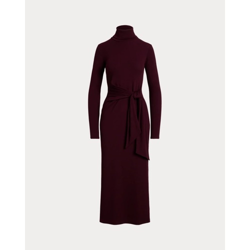 폴로 랄프로렌 Tie-Front Turtleneck Dress