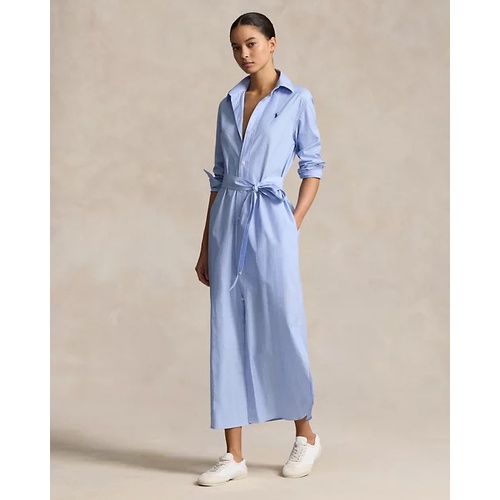 폴로 랄프로렌 Cotton Poplin Belted Shirtdress