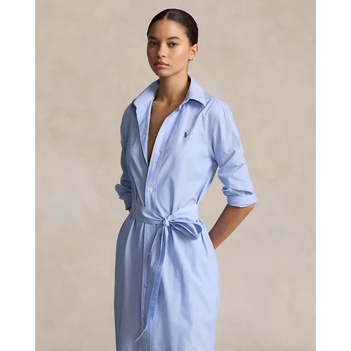 폴로 랄프로렌 Cotton Poplin Belted Shirtdress