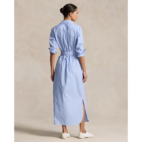 폴로 랄프로렌 Cotton Poplin Belted Shirtdress