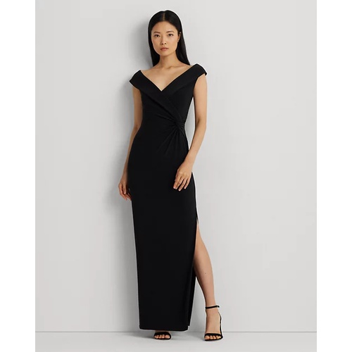 폴로 랄프로렌 Jersey Off-the-Shoulder Gown