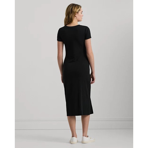 폴로 랄프로렌 Jersey Twist-Front Midi Dress