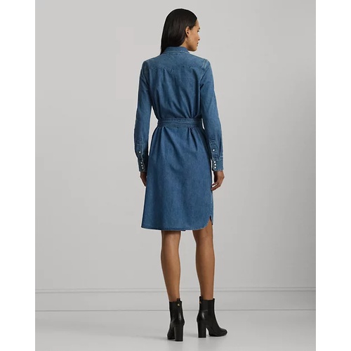 폴로 랄프로렌 Belted Denim Shirtdress