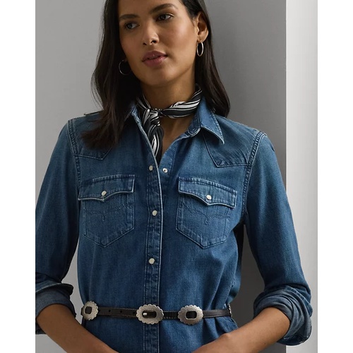 폴로 랄프로렌 Belted Denim Shirtdress