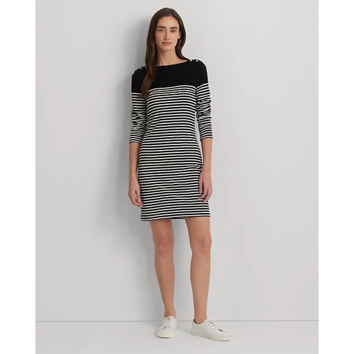 폴로 랄프로렌 Striped Cotton Boatneck Dress