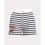 Striped French Terry Drawcord Short